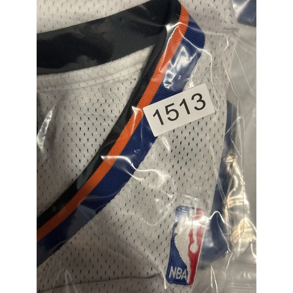 Adidas New York Knicks Channing Frye Jersey 44 Rare White Authentic Y2K Vintage